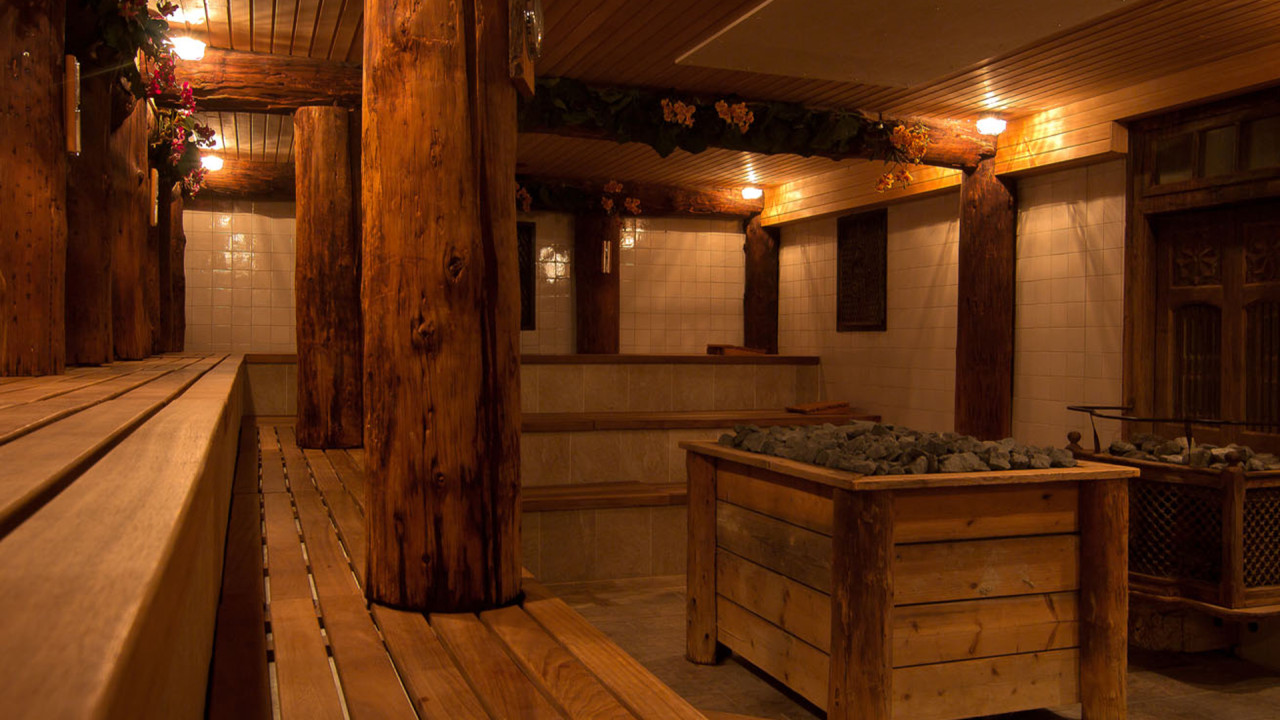 Romantische sauna bij wellnessresort Elysium