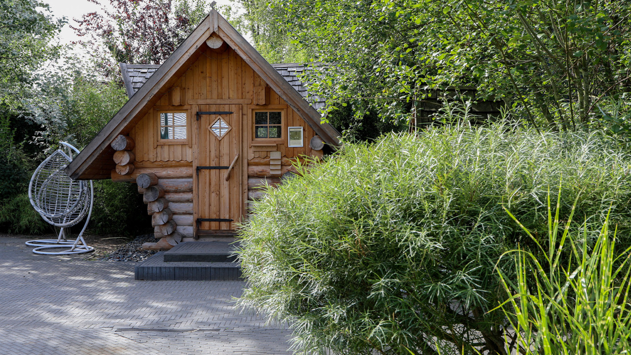 Sauna in de tuin van SpaPuur